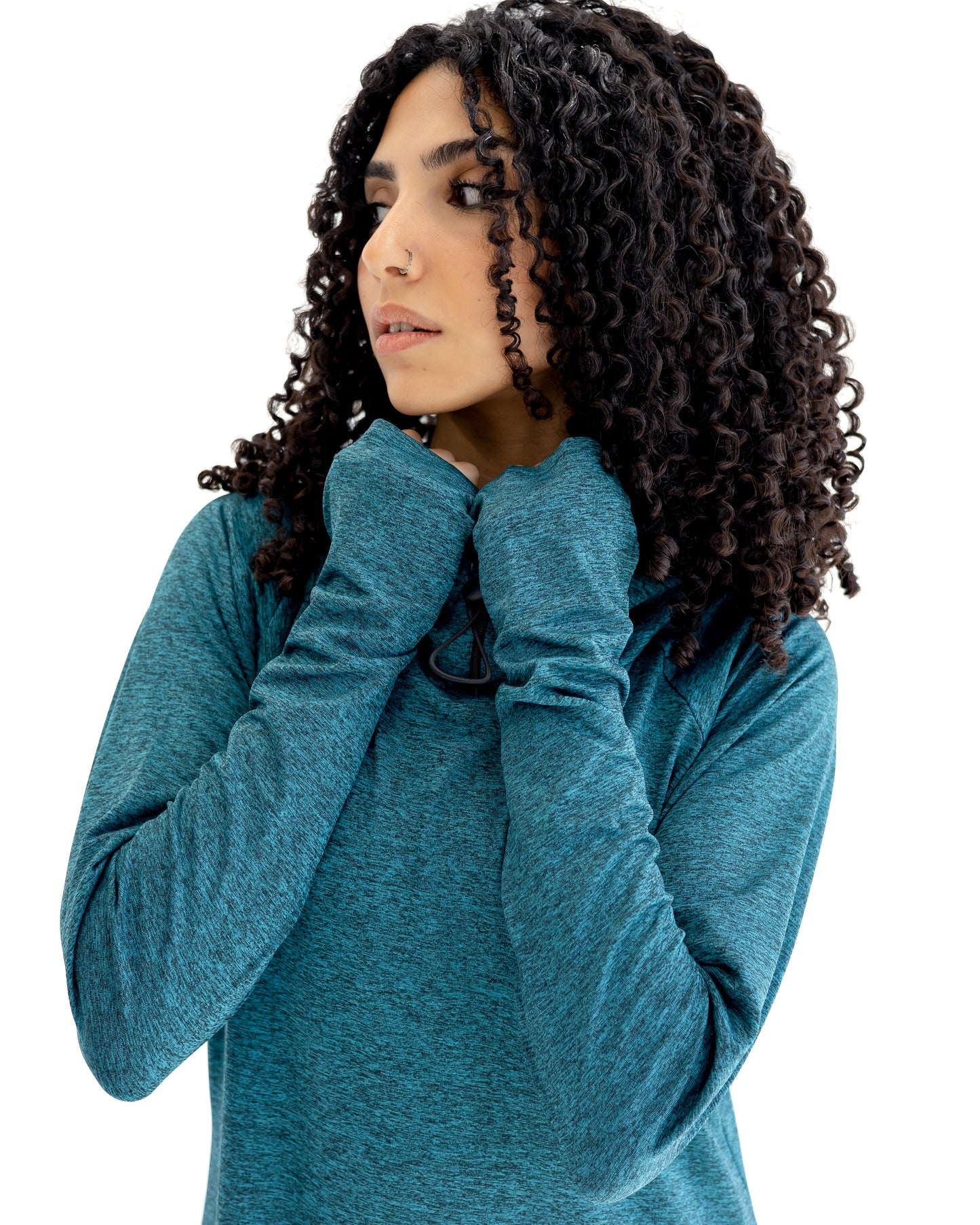No scarf top- Teel