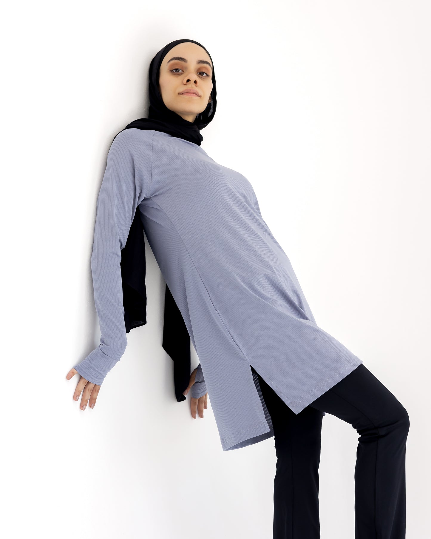 Aria top - light gray