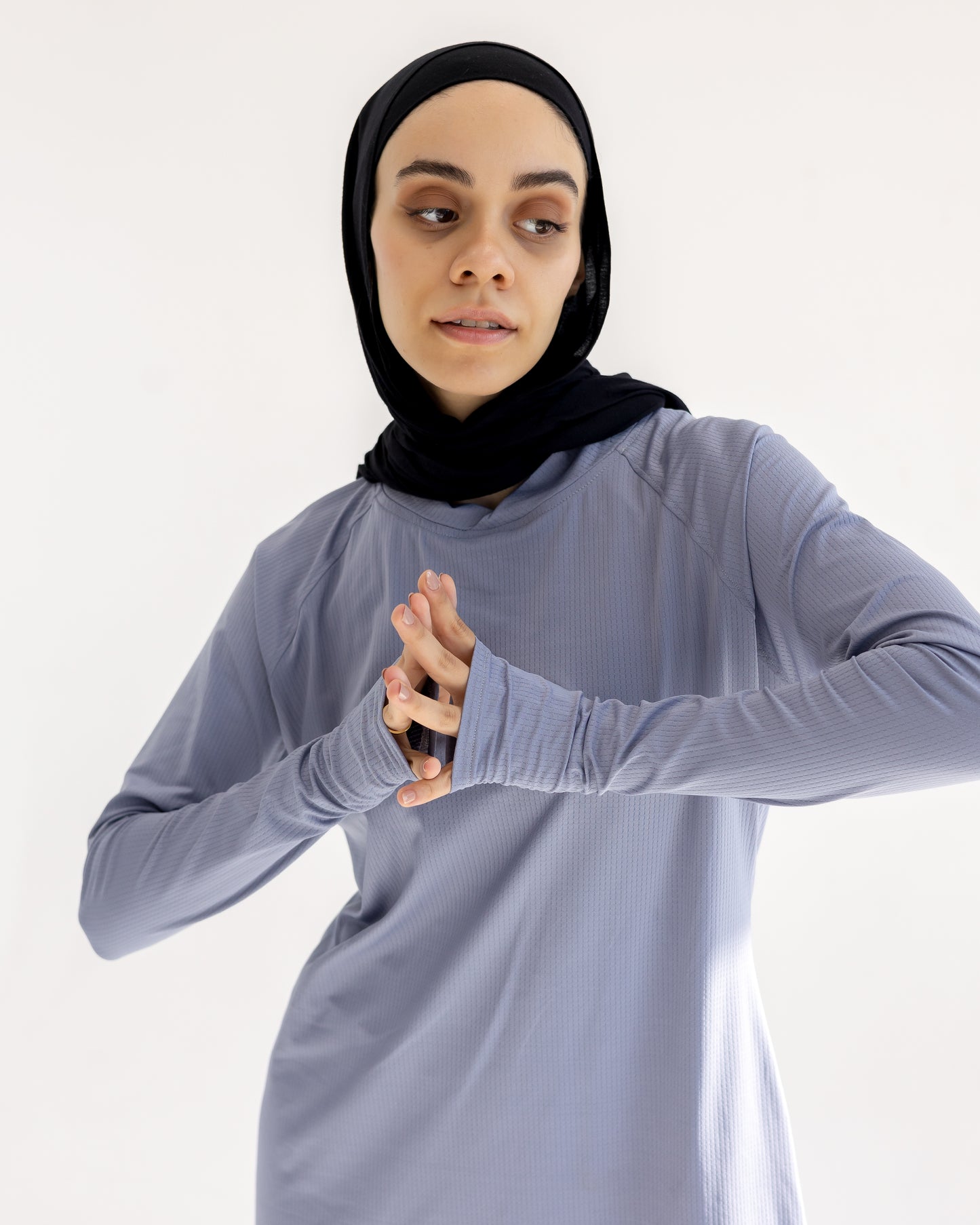 Aria top - light gray