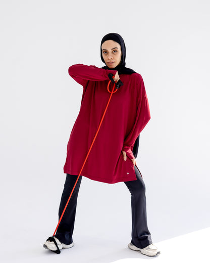 Flex top - Burgundy