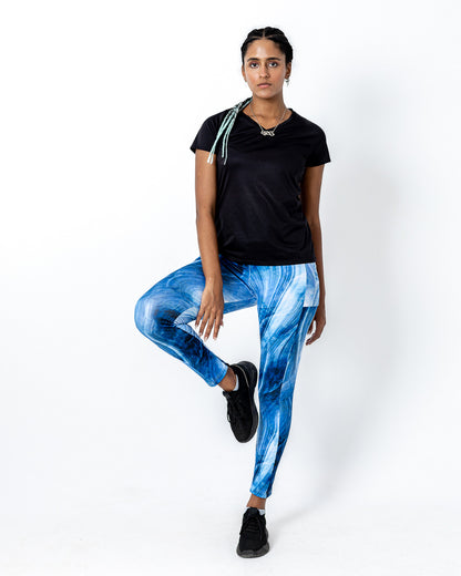 Aqua leggings