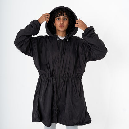 black Performance rain coat