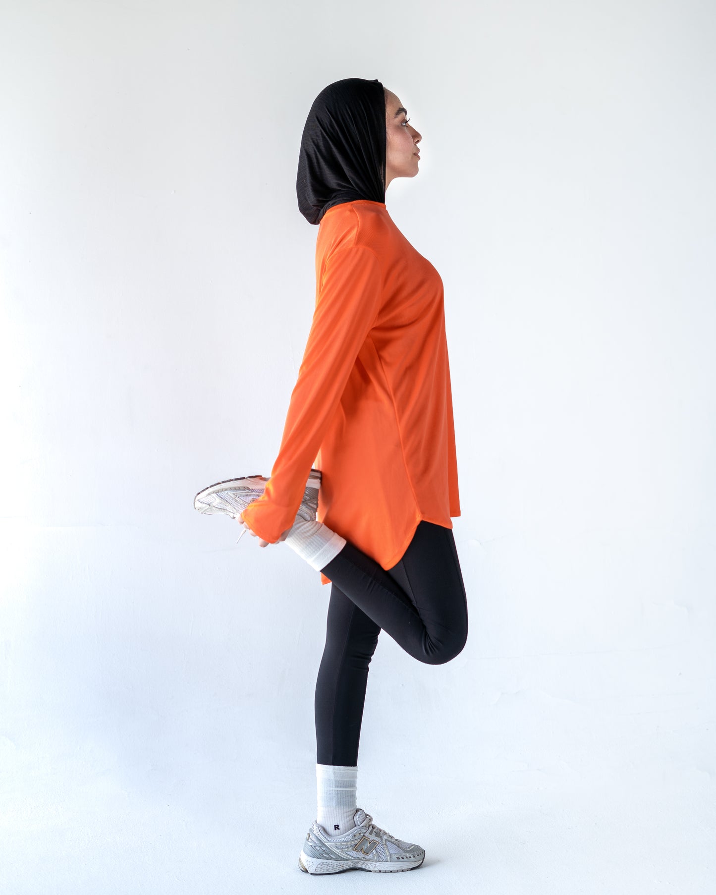 long orange breeze top