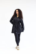 Black Performance rain coat