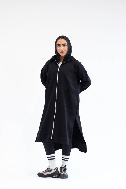 The All-Day Cozy Coat - Black