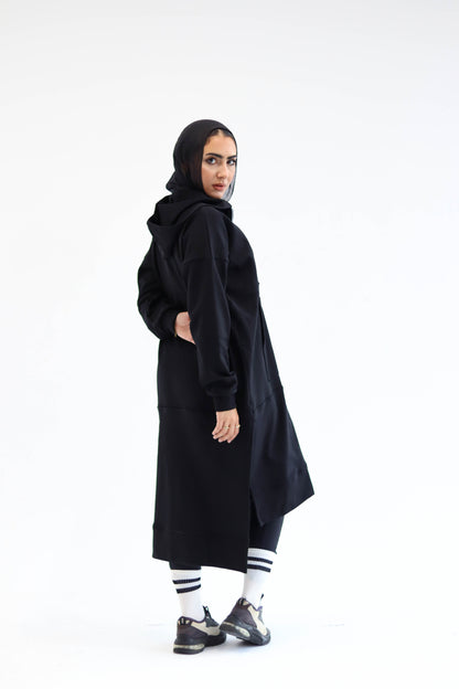 The All-Day Cozy Coat - Black