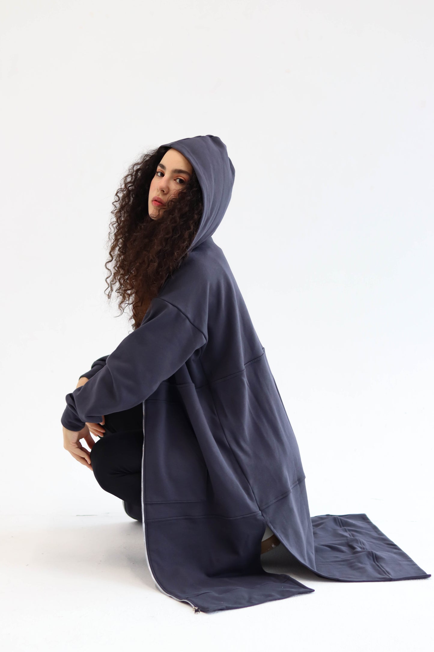 The All-Day Cozy Coat- Dark gray