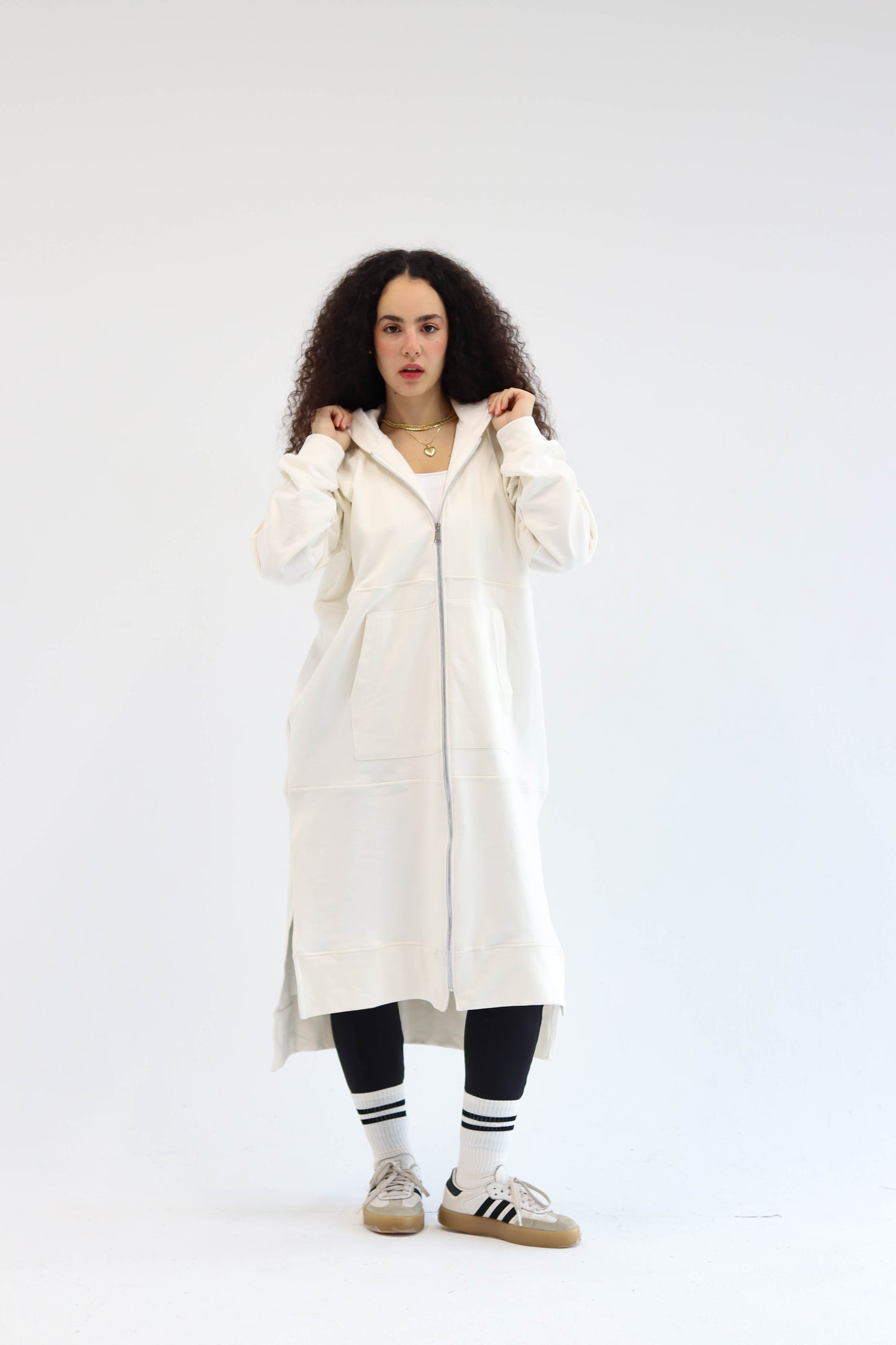 The All-Day Cozy Coat- Off-white