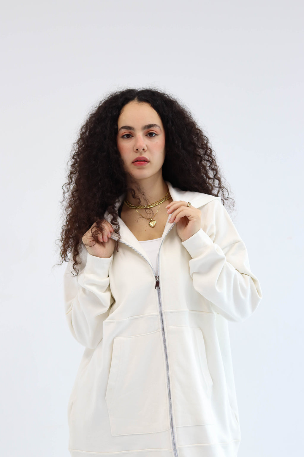 The All-Day Cozy Coat- Off-white