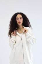 The All-Day Cozy Coat- Off-white