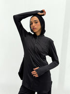 Black Zip-Up Track Set