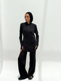 Black Zip-Up Track Set