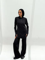 Black Zip-Up Track Set