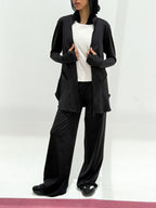 Black Zip-Up Track Set