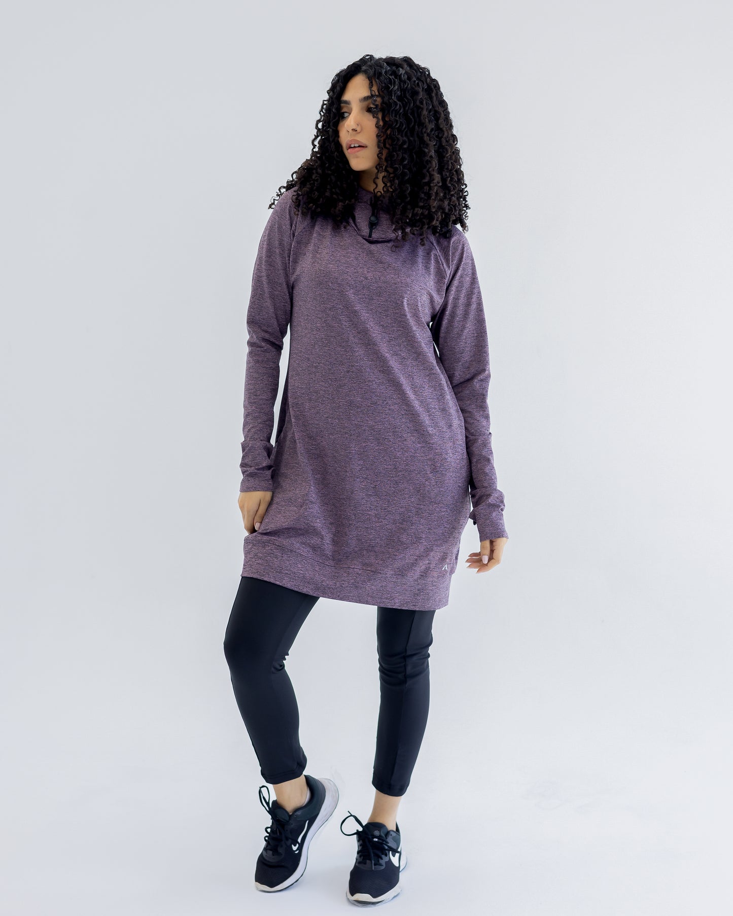 NO scarf top - Mauve