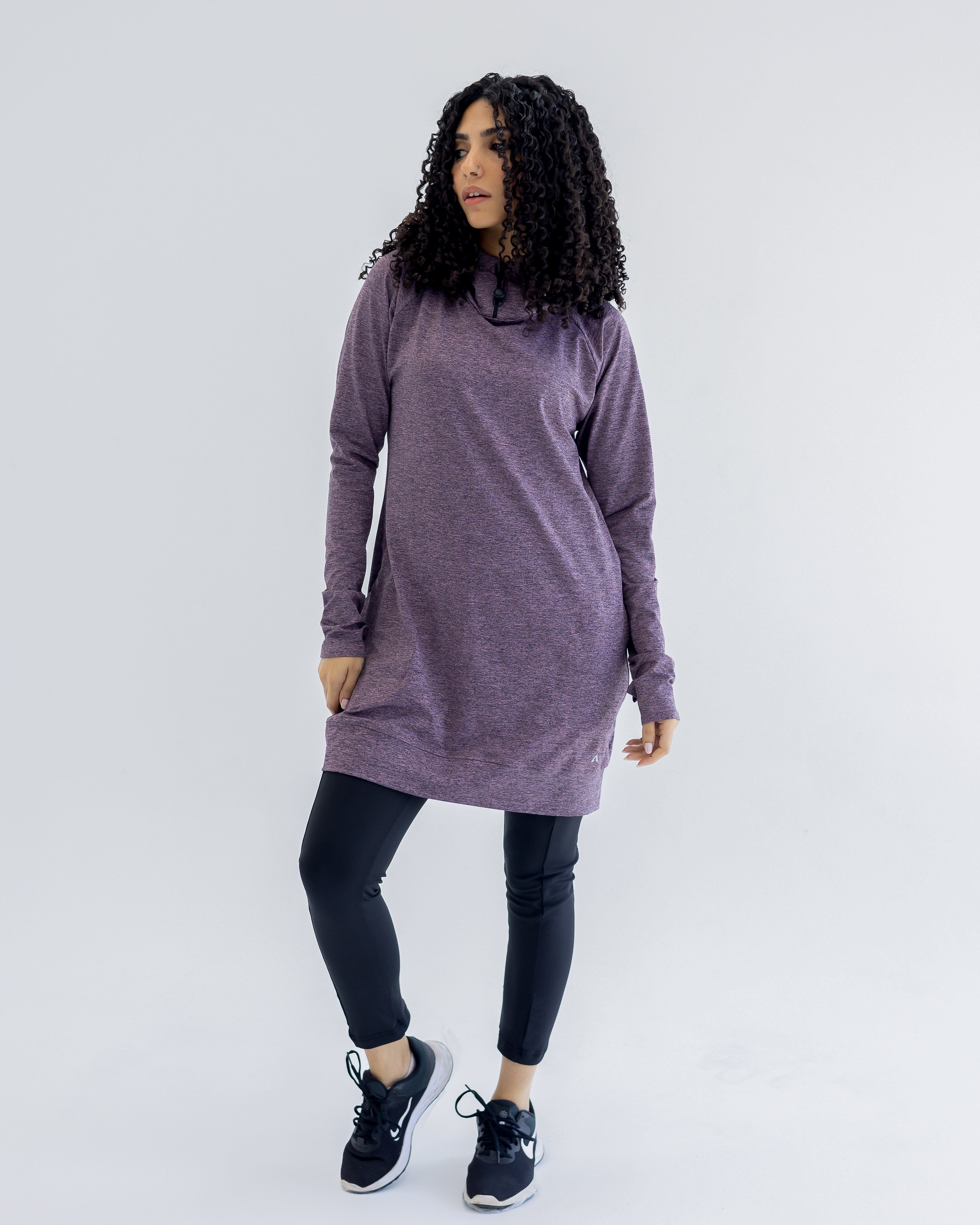 NO scarf top - Mauve