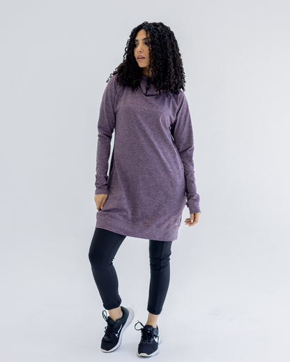 NO scarf top - Mauve