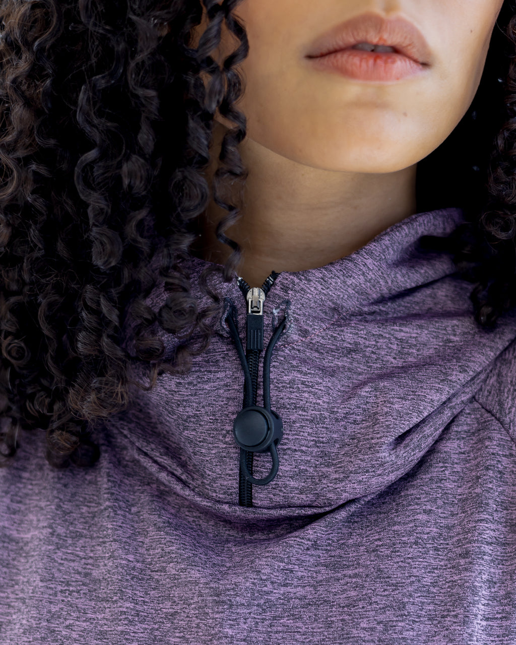 NO scarf top - Mauve