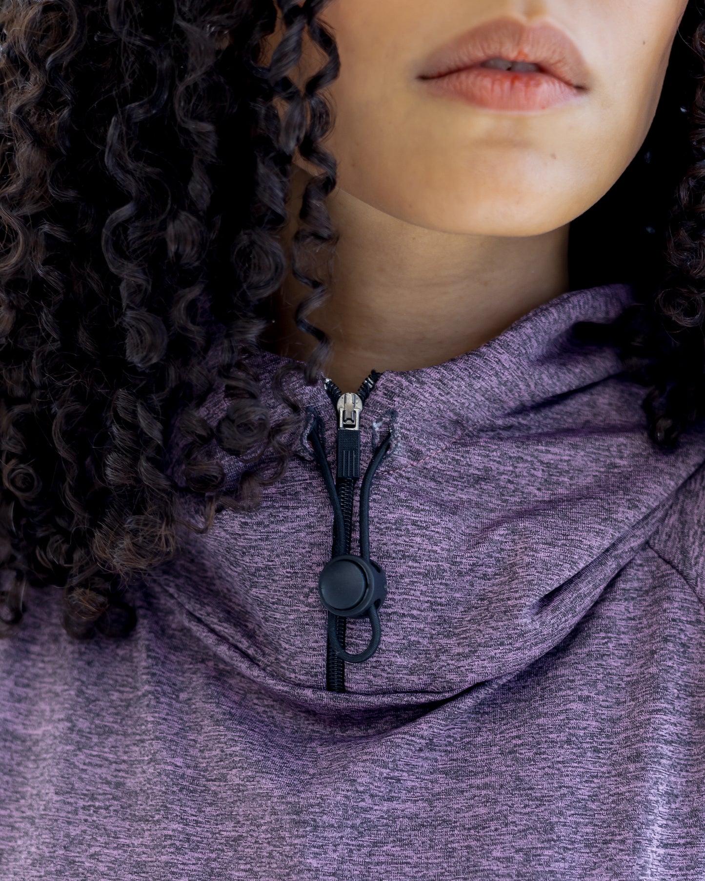 NO scarf top - Mauve