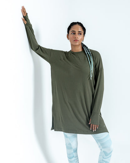 flex top - olive