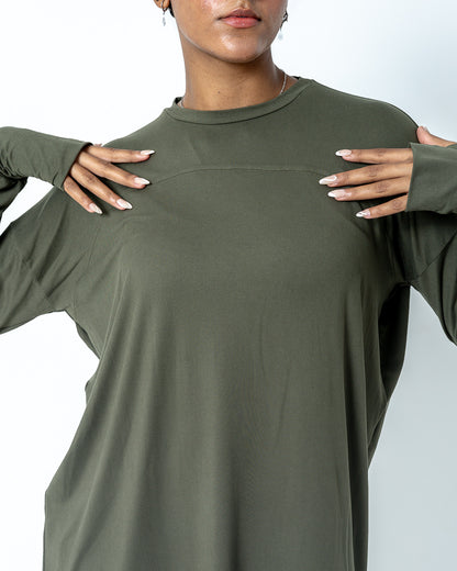 flex top - olive