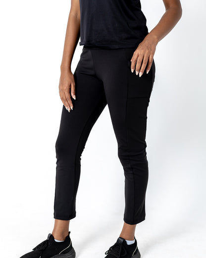 Black leggings with pocket