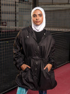 Black Performance rain coat